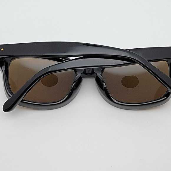 Linda Farrow LFL/275/3 Gloss Black Gold Sunglasses